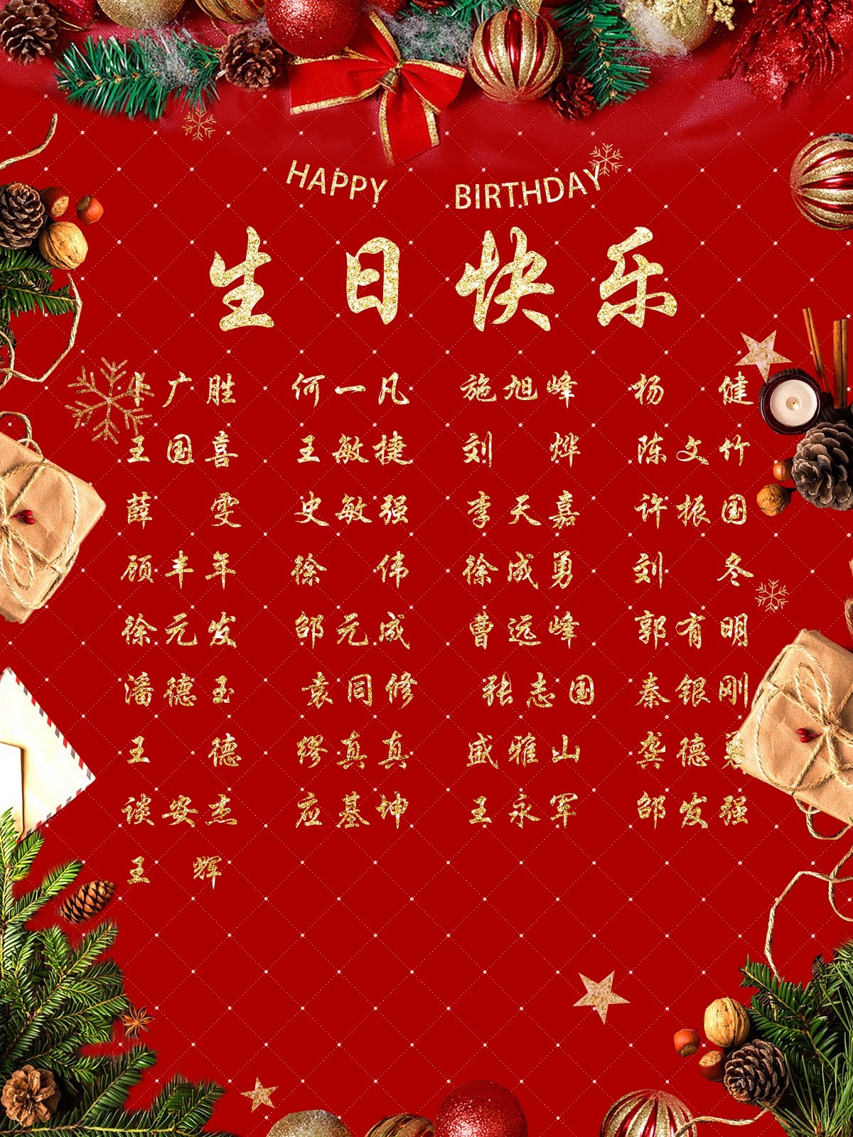 【生日祝?！抗ё?2月生日的員工生日快樂(lè)！